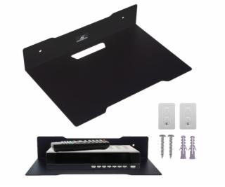 Nástěnná police na dekodér Maclean, jednoduchá, max. 5 kg...