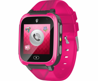 Chytré hodinky pro děti KiDiZ Basic růžové