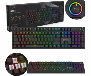 Savio STYX Outemu Blue, Hot Swap, RGB klávesnice Hraní