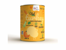 SYTA MICHA Chef Turkey with vegetables - vlhké krmivo pro psy - 400g