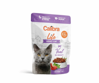 CALIBRA Cat Life Adult Veal in gravy - mokré krmivo pro k...
