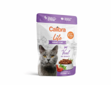 CALIBRA Cat Life Adult Veal in gravy - mokré krmivo pro kočky - 85g