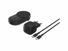 Belkin UltraCharge 25W Qi2 magn. 2-in-1 Lad.klappb.sw. WIZ039kqBK