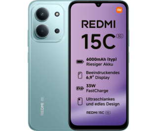 Xiaomi Redmi 15C 5G (4GB+128GB) mint green