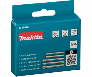 Makita  E-25410 Glas-/Fliesenbohrer-Set 5-tlg.