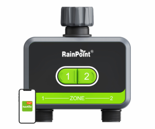 Dvouzónový ovladač zavlažování RainPoint s aplikací
