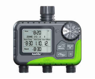 3zónový hadicový časovač RainPoint ITV305