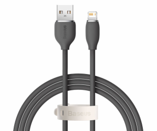 Baseus Jelly kabel USB na Lightning, 2,4A, 1,2 m (černý)
