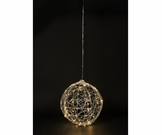 Dekorační koule Vánoční dotek, 30 cm, 80 LED