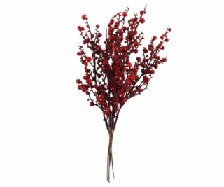 Umělá větvička Christmas Touch, červená, 27 cm