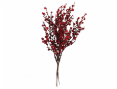 Umělá větvička Christmas Touch, červená, 27 cm