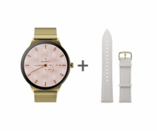 Garett Smartwatch Verona 2 zlatá, gold SOLID steel