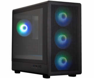 Zalman Skříň M5 BLACK mATX Mini Tower, 4x ventilátory, ARGB