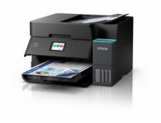 Epson EcoTank ET-4950 - Multifunkcní tiskárna - barva - tryskový - ITS - A4/Letter (média) - až 12 stran/min. (kopírování) - až 18 stran/min. (tisk) - 250 listy - 33.6 Kbps - Wi-Fi(ac), USB, LAN - cer