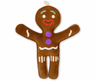 PafDog Pan Perníček Hračka pro psy z kůže a juty 25,5cm