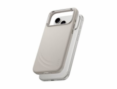 CARE by PanzerGlass Flow - Zadní kryt pro mobilní telefon - kompatibilita s MagSafe - silikon - vanilla - pro Apple iPhone 17 Pro Max