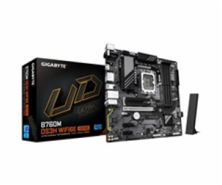 GIGABYTE MB Sc LGA1700 B760M DS3H WIFI6E GEN5, Intel B760...