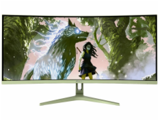 AROZZI NOVA herní monitor 34  34T2K165 Forest Green/ LED/ 3440x1440/ 165Hz/ VA/ 4000:1/ 1ms/ 2xHDMI/ 2xDP/ mech. zelený