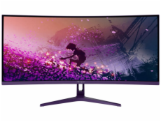 AROZZI NOVA herní monitor 34  34T2K165 Purple/ LED/ 3440x1440/ 165Hz/ VA/ 4000:1/ 1ms/ 2xHDMI/ 2xDP/ fialový