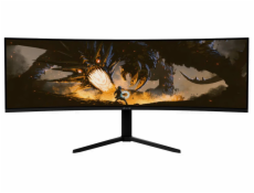 AROZZI NOVA herní monitor 49  49TUW165 Black/ LED/ 5120x1440/ 165Hz/ VA/ 3000:1/ 1ms/ 2xHDMI/ DP/ USB-C/ černý