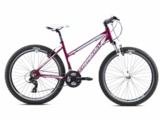 Horské jízdní kolo Capriolo MONITOR Lady FSL 26 /17  bordo-bílo-tyrkysové 