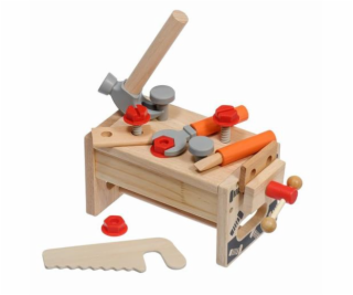 Sada Lucy & Leo dřevěná 182 Velký tesař - nářadí s ponkem 