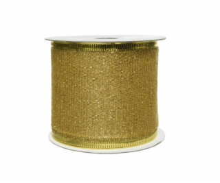 Dárková balicí stuha, zlatá, 2,5 cm x 3200 cm