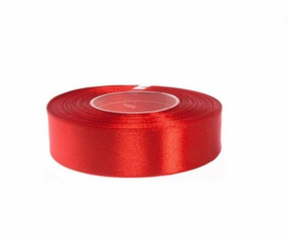 Dárková balicí stuha, červená, 2,5 cm x 3200 cm