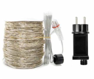 Vánoční světelný řetěz s mikrotužkou, 200 m, 2000 LED diod