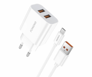 Rychlonabíječka Foneng 2x USB EU45 12W + USB Micro kabel