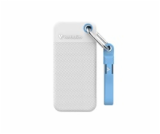 VERBATIM externí SSD 1TB Pocket SSD, USB-C, Bílá