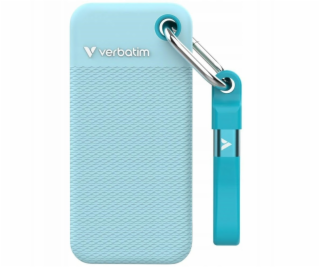 VERBATIM externí SSD 2TB Pocket SSD, USB-C, Modrá