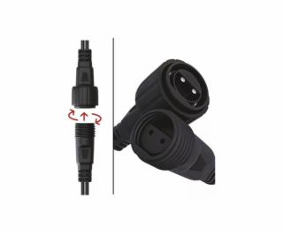 Světelný řetěz Icicle, 6 m, studená bílá, 238 LED