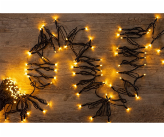 Vánoční dotyková světelná girlanda, 20 m, teplá bílá