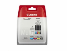 BAZAR - Canon CARTRIDGE CLI-571XL C/M/Y/BK PHOTO VALUE Multi-Pack pro PIXMA MG575x, MG6850x, MG775x, TS6052 (645 str.) -