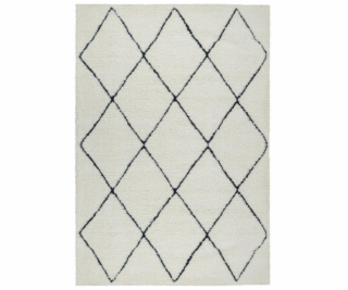 Koberec Domoletti Ideal 80260 390 bílý/černý 170 x 120 cm