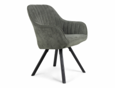 Jídelní židle Domoletti Bago, černá/zelená