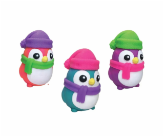 Schylling NeeDoh Mačkací tučňák svítící ve tmě