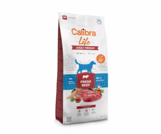 CALIBRA Dog Life Adult Medium Fresh Beef - suché krmivo p...
