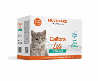 CALIBRA Cat Life Sterilised - mokré krmivo pro kočky - 12...