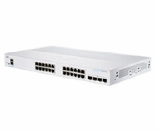 Cisco switch CBS350-24T-4G-UK (24xGbE,4xSFP,fanless) - RE...