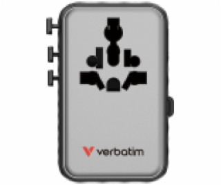 Verbatim univerzální cestovní adaptér Charge’n’Travel 100...