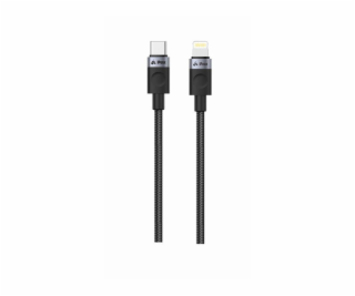 Kabel iPEAX 90010102 USB-C/Lightning 1m Black
