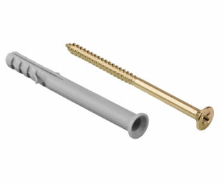 Wadfow Hmoždinka rámová 8x60mm+vrut 5.2x65mm,sada 15 ks