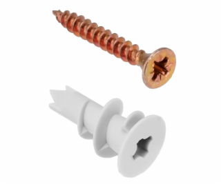 Wadfow Hmoždinka s vrutem do dřevotřísky sada 120ks