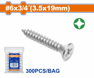 Wadfow Vrut samořezný ZH 3.5x19mm, sada 300 ks
