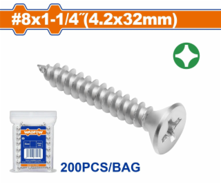 Wadfow Vrut samořezný ZH 4.2x32mm, sada 200 ks