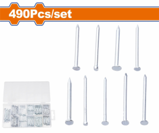 Wadfow Hřebík sada 490 ks