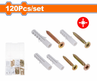 Wadfow Vrut do dřevotřísky sada 120ks