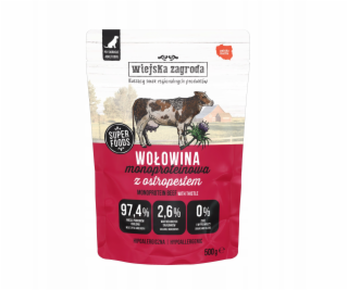 WIEJSKA ZAGRODA Monoprotein Beef - vlhké krmivo pro psy -...